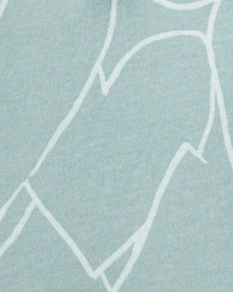 Toddler Girl Heart Print Long Sleeve Cotton Dress - Green, image 3 of 4 slides