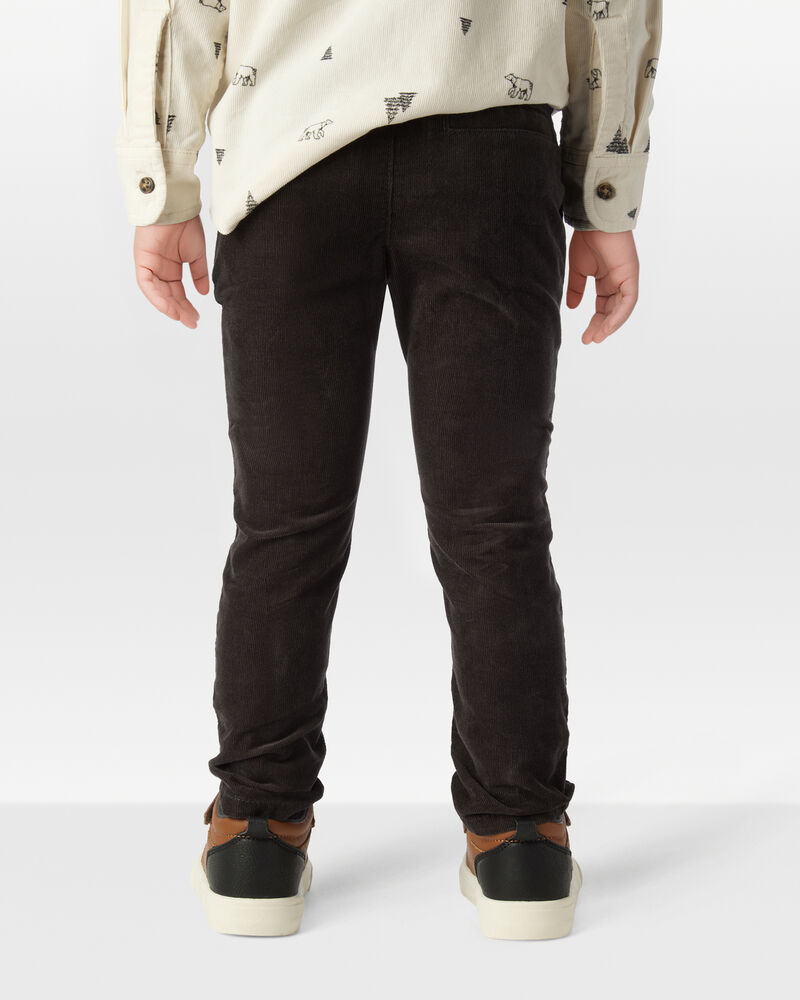 Toddler Boy Corduroy Pants - Black, image 4 of 6 slides