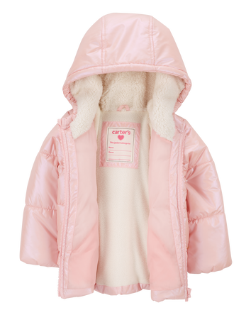 Toddler Shiny Puffer Jacket, 