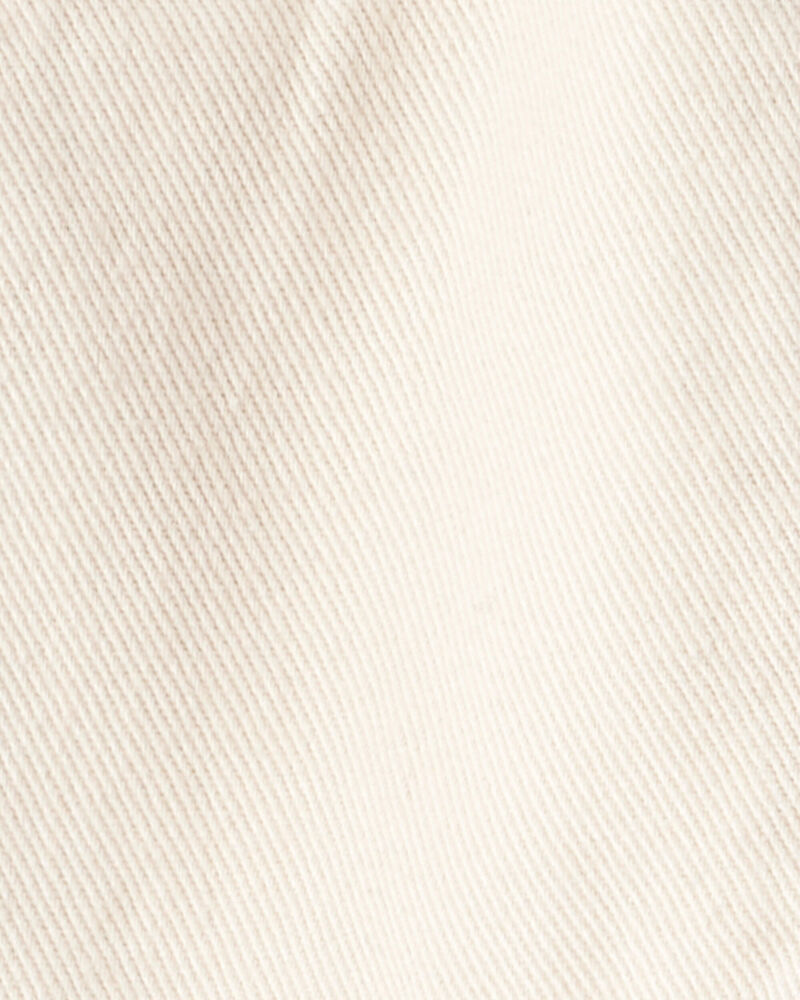 Baby Girl 2-Piece Love to Play Graphic Tee & Cargo Joggers Set - Ivory/Pink, image 8 of 8 slides