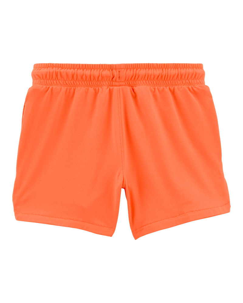 Toddler 2-Piece Active Raglan Tee & Pull-On Shorts Set - Navy/Orange, image 6 of 9 slides