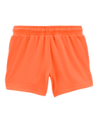 Toddler 2-Piece Active Raglan Tee & Pull-On Shorts Set - Navy/Orange, image 6 of 9 slides