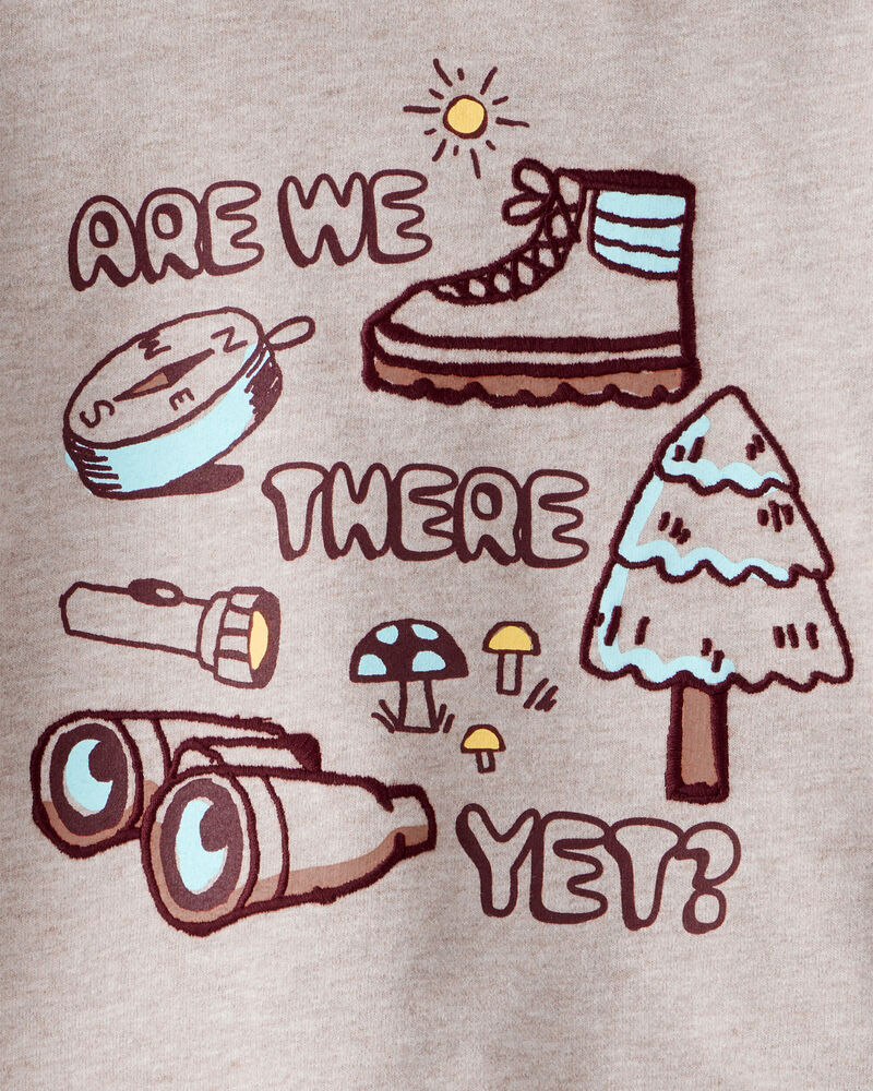 Toddler Boy Camping Hoodie - Tan, image 3 of 4 slides