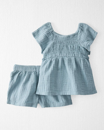 Baby 2-Piece Organic Cotton Gauze Set, 