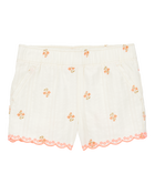 Baby 2-Piece Floral Flutter Sleeves Seesucker Top & Shorts Set, image 6 of 7 slides