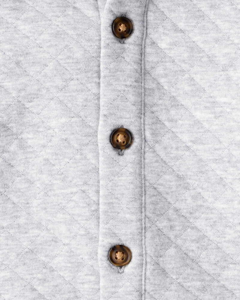 Baby Boy 3-Piece Cardigan, Bodysuit & Pant Set - Grey, image 4 of 7 slides