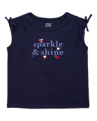 Toddler Sparkle & Shine 4th Of July Tee, image 1 of 4 slides