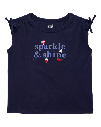 Toddler Sparkle & Shine 4th Of July Tee, 