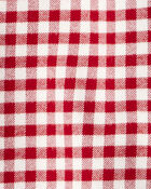 Toddler Boy Plaid Organic Cotton Button-Front Flannel Shirt, image 3 of 4 slides