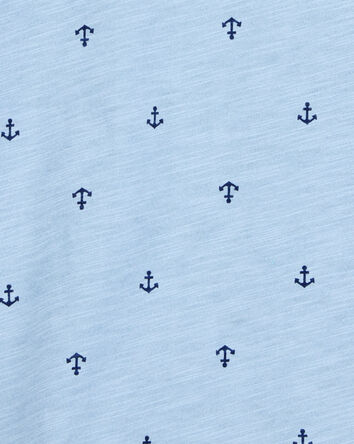 Kid Anchor Polo Shirt -Blue, 