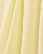 Baby PurelySoft Ribbed Romper - Yellow, image 2 of 5 slides