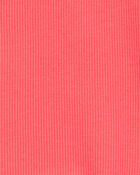 Baby 2-Piece Ribbed Tank & Floral Pull-On Skort Set - Pink, image 3 of 5 slides