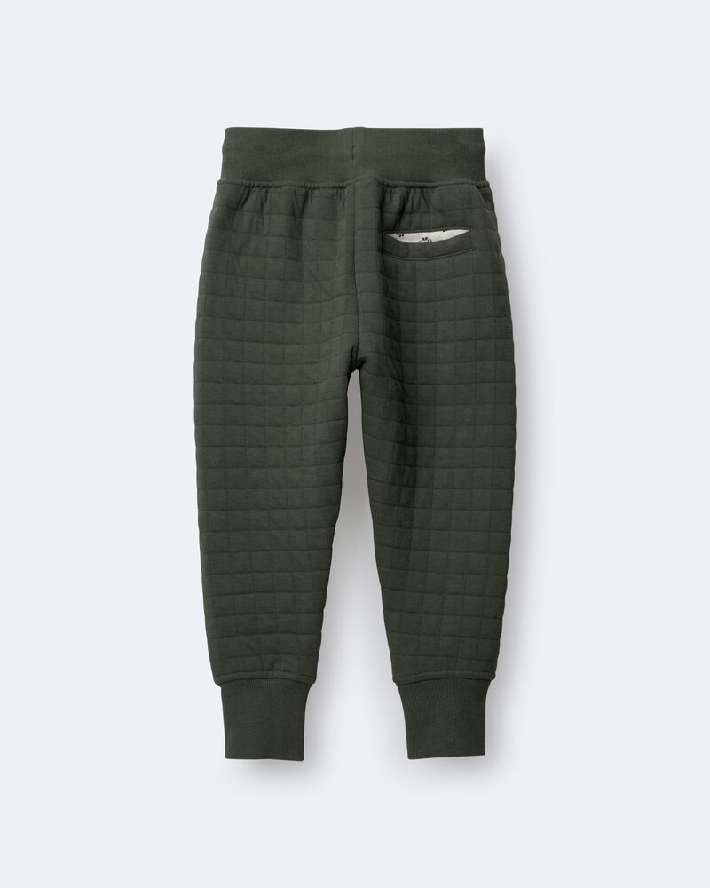 Toddler No-Seam Jogger Pant - Olive, image 6 of 7 slides