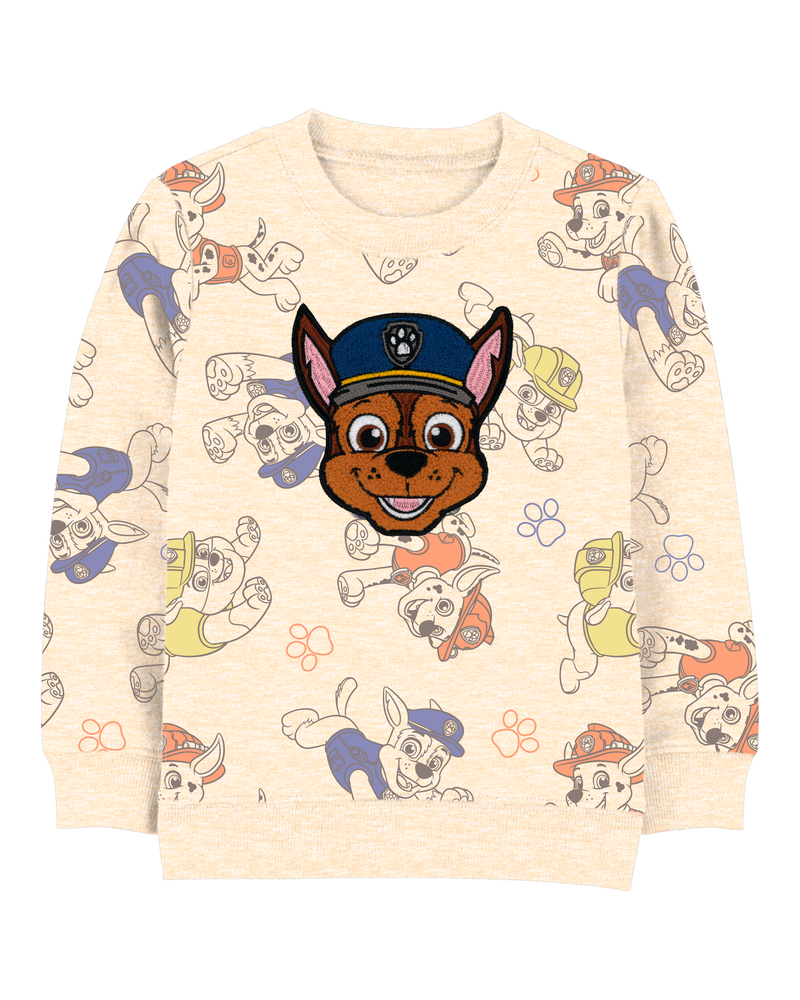 Toddler PAW Patrol Pullover - Oatmeal, image 1 of 2 slides
