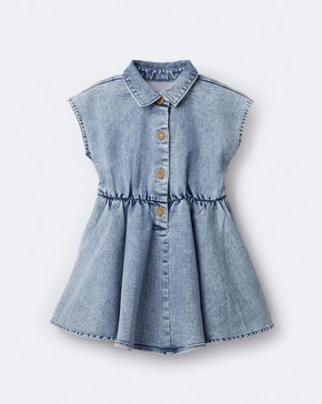 Toddler Girl Avenue Twirl&trade; Dress in Denim - Blue, 