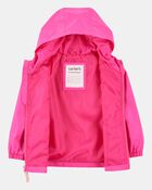Baby Girl Solid Windbreaker Jacket - Pink, image 2 of 3 slides