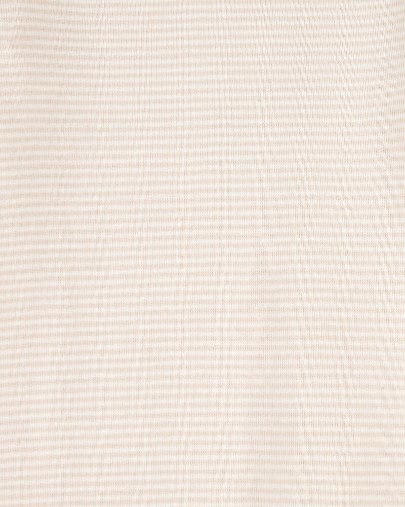 Baby 2-Pack Sleeper Gowns - Ivory/Tan, image 4 of 5 slides