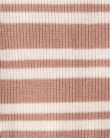 Girls Long-Sleeve Sweater - Brown, 