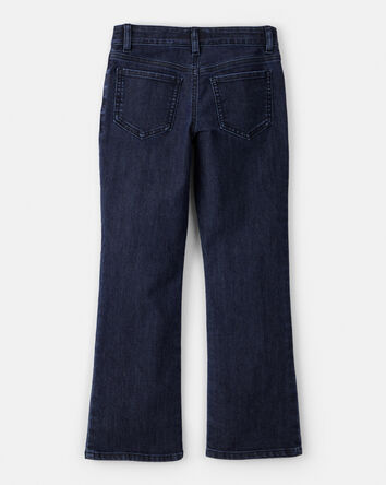 Girls Denim Wide-Leg Jeans - Blue, 