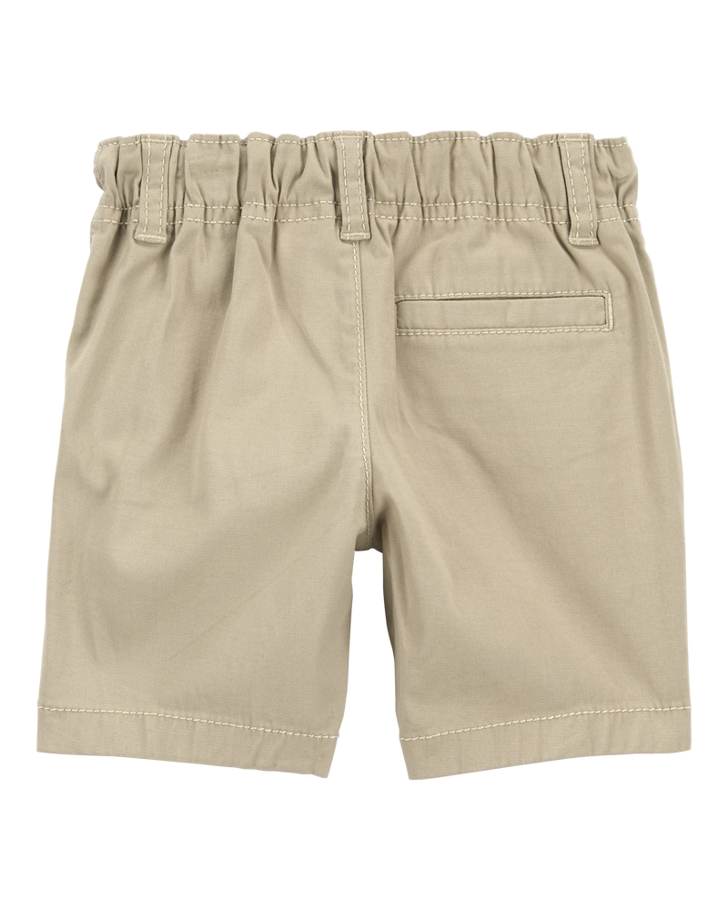 Baby Boy Stretch Chino Shorts - Khaki, image 2 of 4 slides