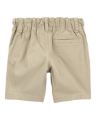 Baby Boy Stretch Chino Shorts - Khaki, image 2 of 4 slides