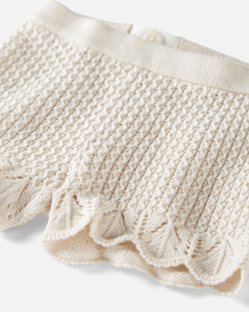 Baby Girl 2-Piece Organic Cotton Sweater Knit Set, image 2 of 4 slides