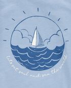 Baby Boy 3-Piece Sailboat Outfit Set - Blue, image 2 of 4 slides