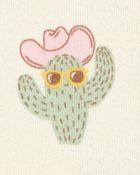 Baby Girl 2-Piece Western Chicken 100% Snug Fit Cotton Pajamas - Pink, image 3 of 4 slides