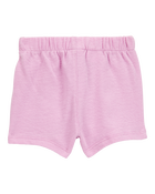 Baby 2-Piece Pocket Tee & Pull-On Slub Jersey Shorts Set - Pink, image 5 of 6 slides