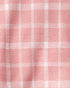 Baby Girl Plaid Print Knit Skort - Pink, image 3 of 4 slides