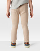 Toddler Boy  Pull-On Slim Fit Pants - Khaki, image 4 of 6 slides