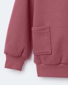 Toddler Otter Sweatshirt&trade; with Pockets - Burgundy, image 6 of 6 slides