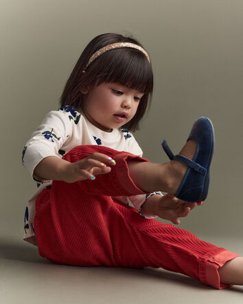 Toddler Corduroy Playground Pant - Orange, 