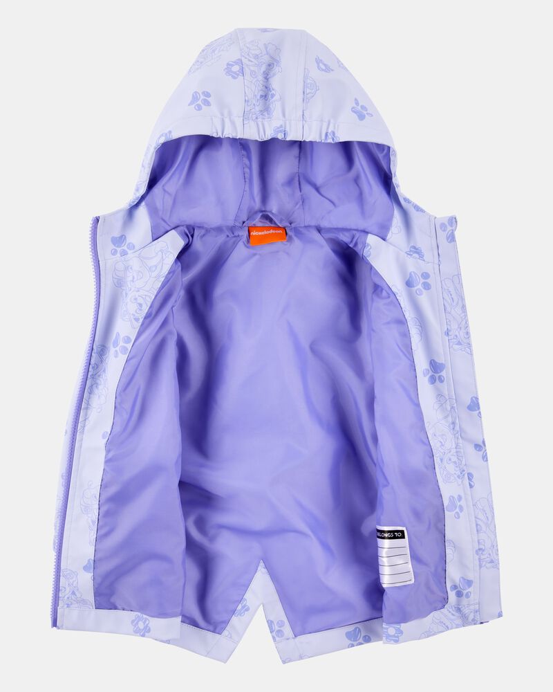 Toddler Girl PAW Patrol Rain Jacket - Purple, image 2 of 3 slides