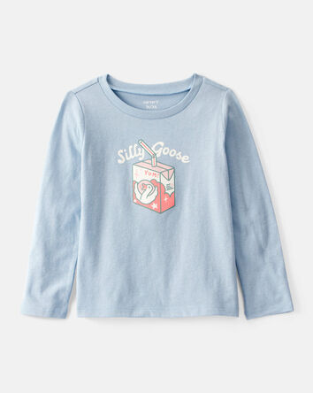Toddler Girl Silly Goose Long-Sleeve Graphic Tee - Blue, 
