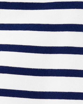 Baby Cotton Striped Stretch Leggings, 