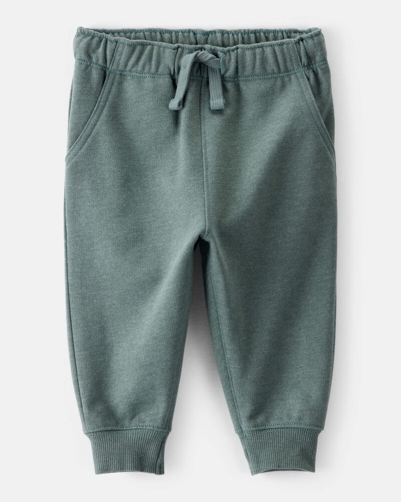 Baby Boy 2-Piece DayDream Fleece Long-Sleeve Sweatshirt & Joggers Set - Green, image 4 of 6 slides