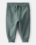 Baby Boy 2-Piece DayDream Fleece Long-Sleeve Sweatshirt & Joggers Set - Green, image 4 of 6 slides