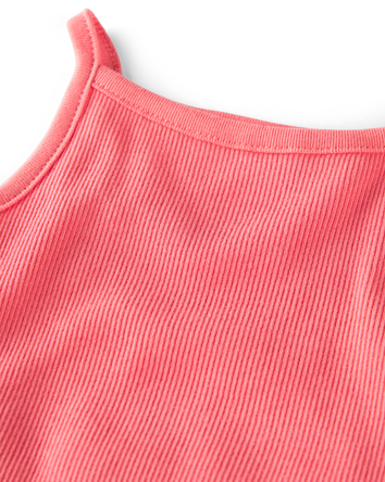 Baby Girl 3-Pack Organic Cotton Rib Bodysuits, 