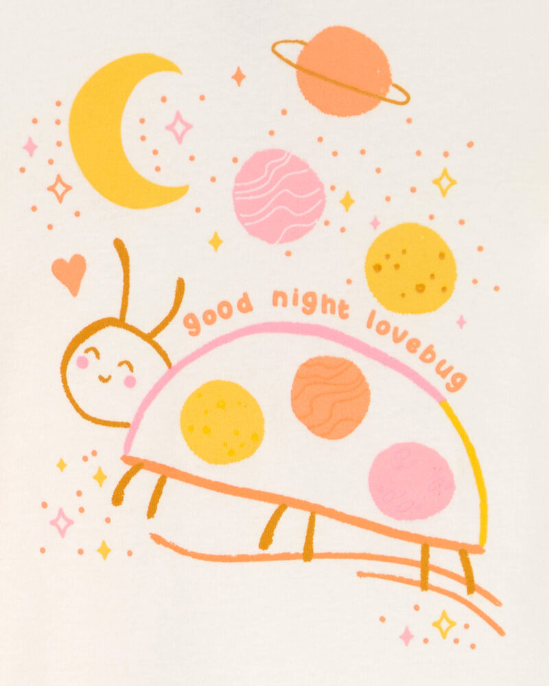 Baby 2-Piece Ladybug 100% Snug Fit Cotton Pajamas, image 2 of 3 slides