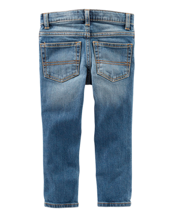 Baby Medium Blue Wash Skinny-Leg Jeans, 