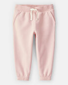 Baby Girl 2-Piece Daydream Fleece Pullover Sweatshirt & Joggers Set - Pink, image 4 of 6 slides