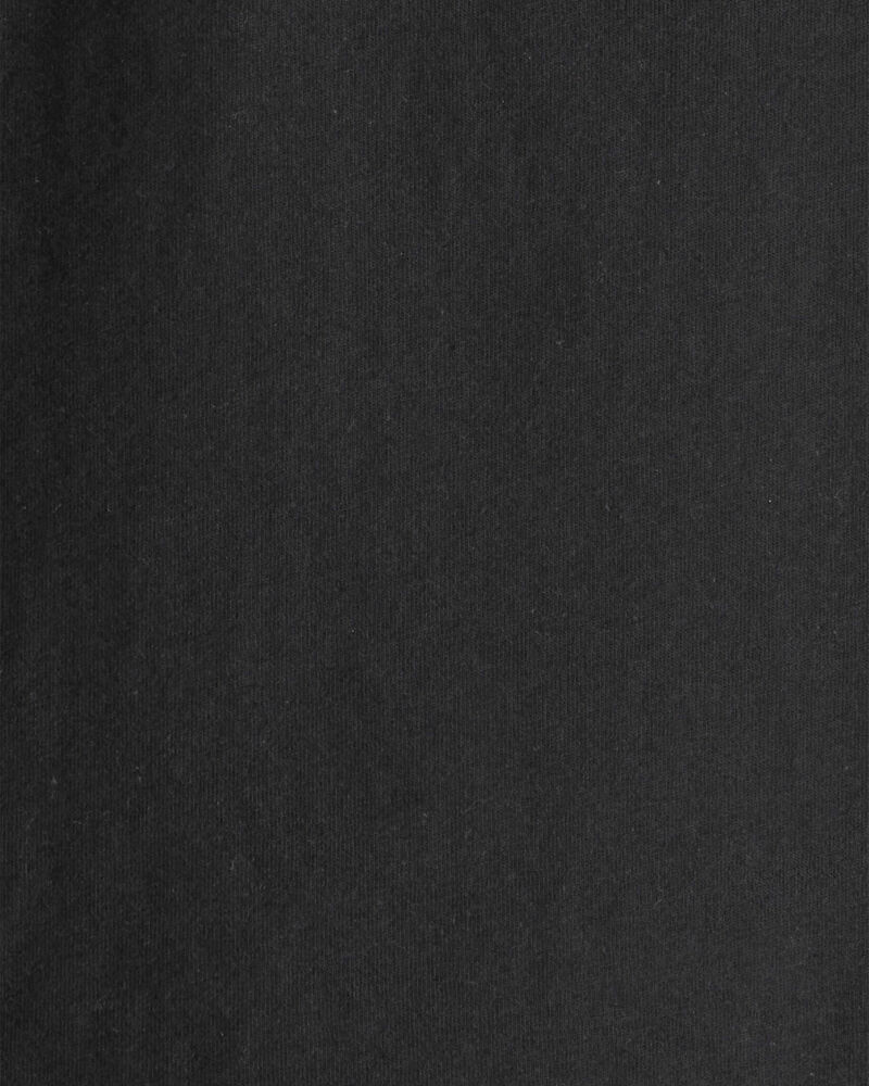 Toddler Boy Solid Short-Sleeve Tee - Black, image 2 of 3 slides