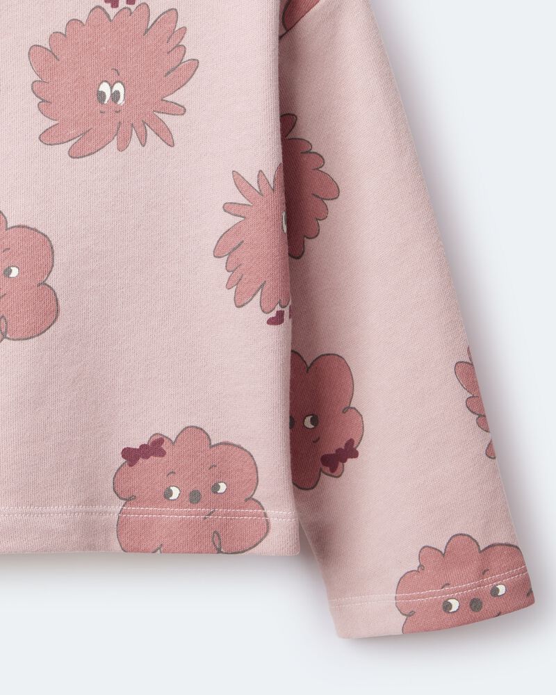 Toddler Girl Squish Long-Sleeve Pullover - Light Pink, image 7 of 7 slides