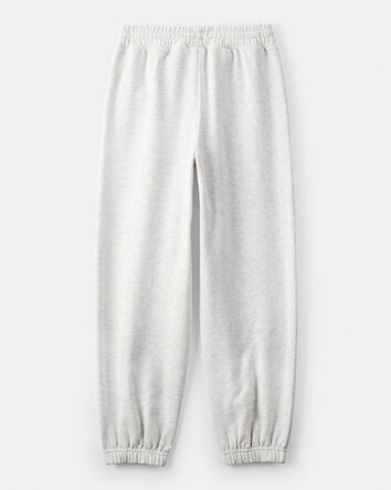Girls Main Character Energy French Terry Joggers - Grey, 