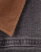 Baby Boy Denim Long-Sleeve Fashion Jacket - Black, image 2 of 3 slides