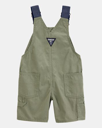 Baby Woven Shortalls - Green, 
