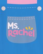 Toddler Girl Ms. Rachel Short Sleeve Graphic Tee - Pink/Blue, image 2 of 2 slides