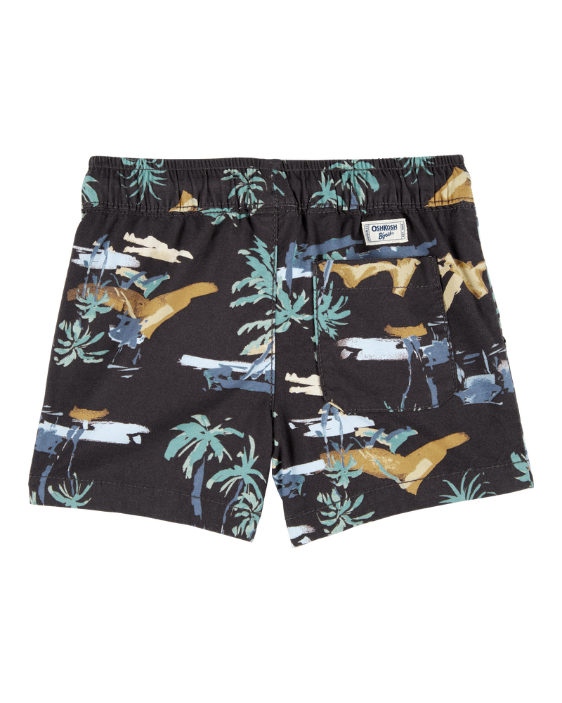 Toddler Tropical Print Pull-On Short, image 4 of 6 slides
