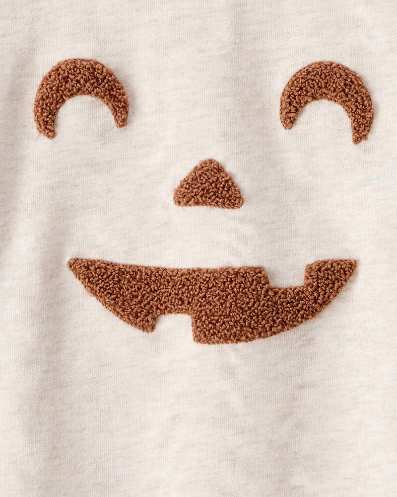 Toddler Boy Halloween Jack-O-Lantern Sweatshirt - Ivory, image 3 of 4 slides